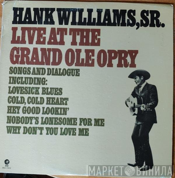 Hank Williams - Live At The Grand Ole Opry