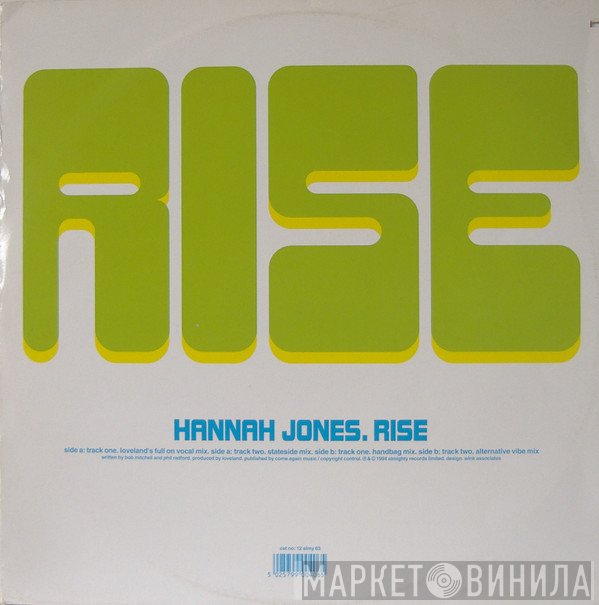 Hannah Jones - Rise