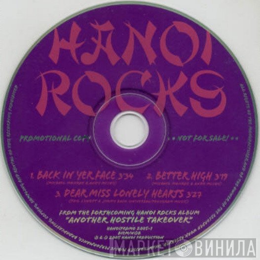 Hanoi Rocks  - Back In Yer Face