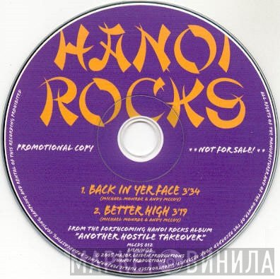 Hanoi Rocks  - Back In Yer Face