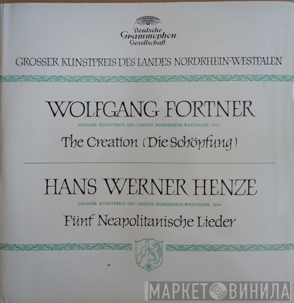 Hans Werner Henze, Wolfgang Fortner - Grosser Kunstpreis Des Landes Nordrhein-Westfalen 1955/1956