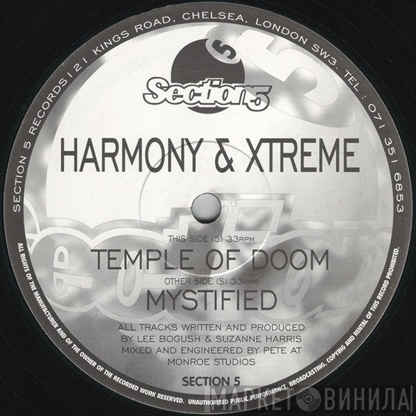 Harmony & Xtreme - Mystified / Temple Of Doom