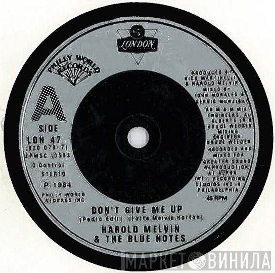 Harold Melvin And The Blue Notes - Don't Give Me Up