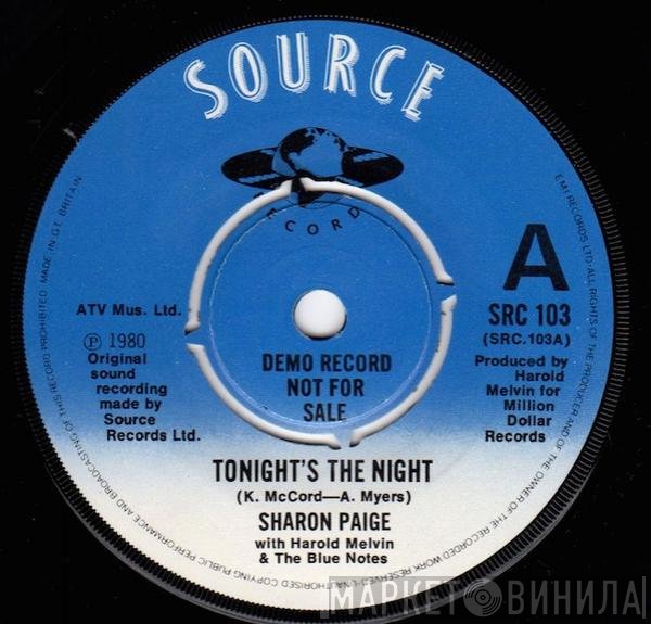 Harold Melvin And The Blue Notes, Sharon Paige - Tonight's The Night
