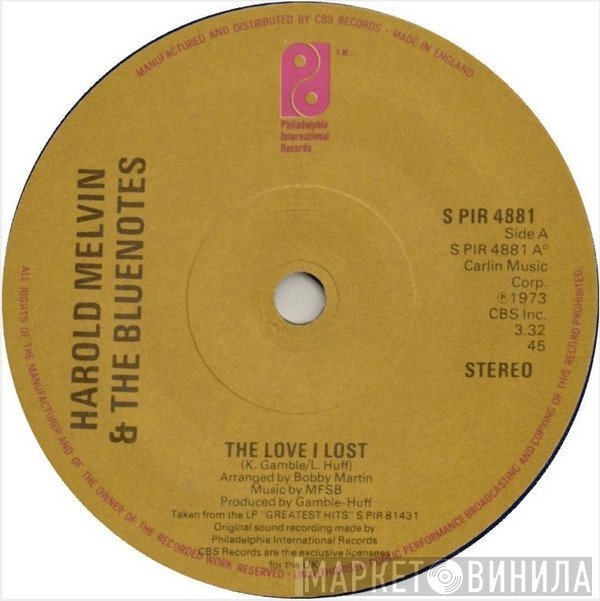 Harold Melvin And The Blue Notes - The Love I Lost / Bad Luck
