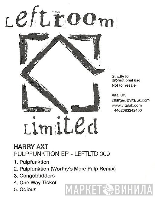 Harry Axt - Pulpfunktion EP