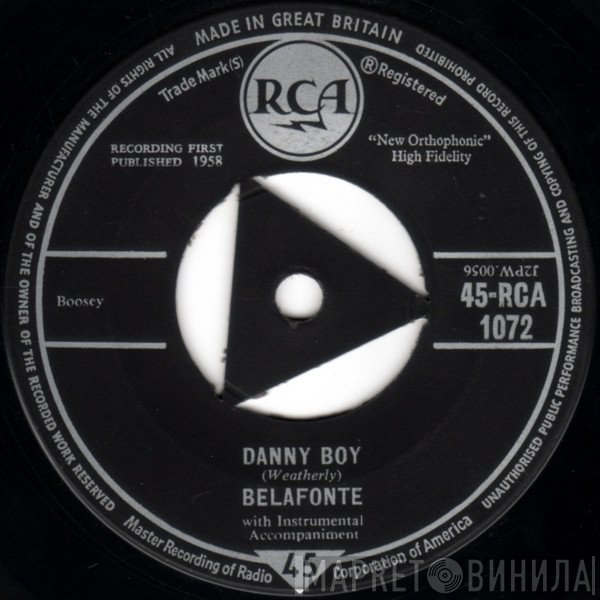 Harry Belafonte - Danny Boy