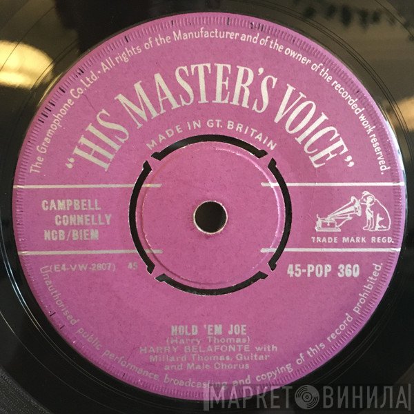 Harry Belafonte - Hold 'Em Joe / Scarlet Ribbons