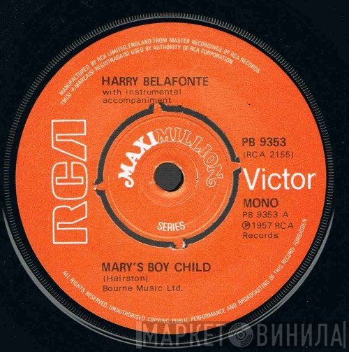 Harry Belafonte - Mary's Boy Child
