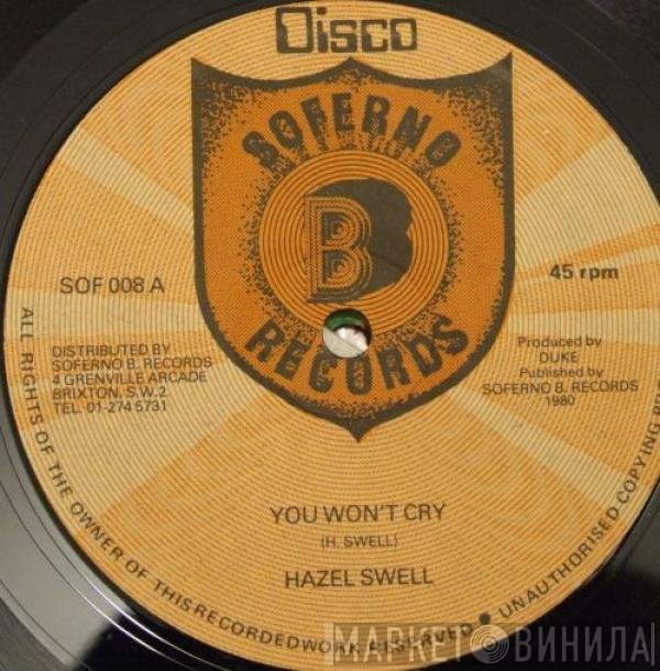 Hazel Sewell - You Won't Cry