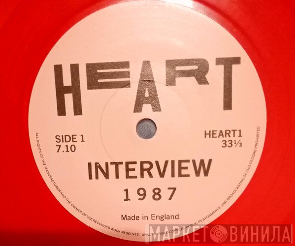 Heart  - Interview 1987