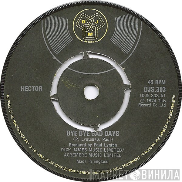 Hector  - Bye Bye Bad Days