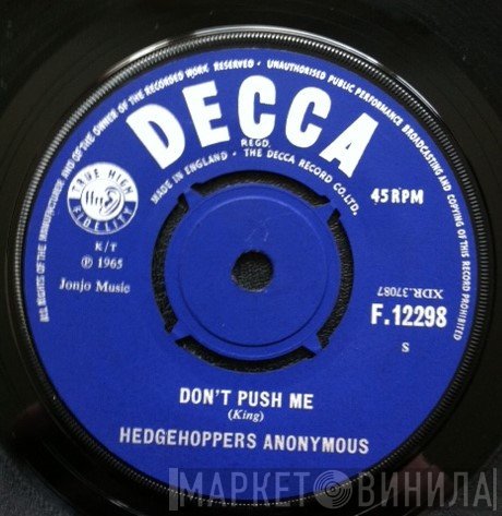 Hedgehoppers Anonymous - Don't Push Me
