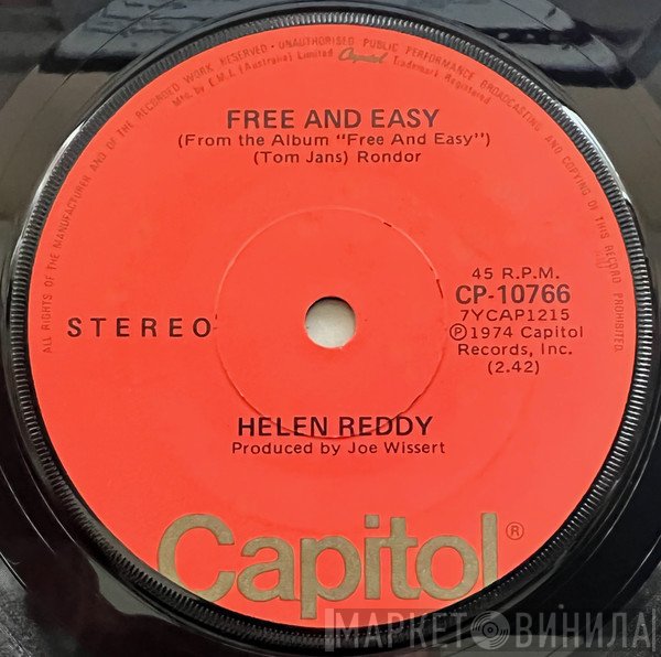 Helen Reddy  - Free And Easy