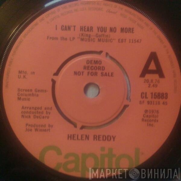 Helen Reddy - I Can't Hear You No More