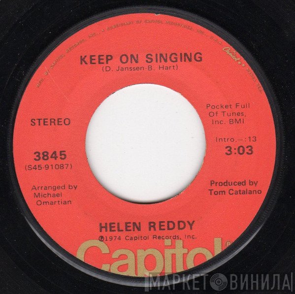 Helen Reddy - Keep On Singing / You're My Home