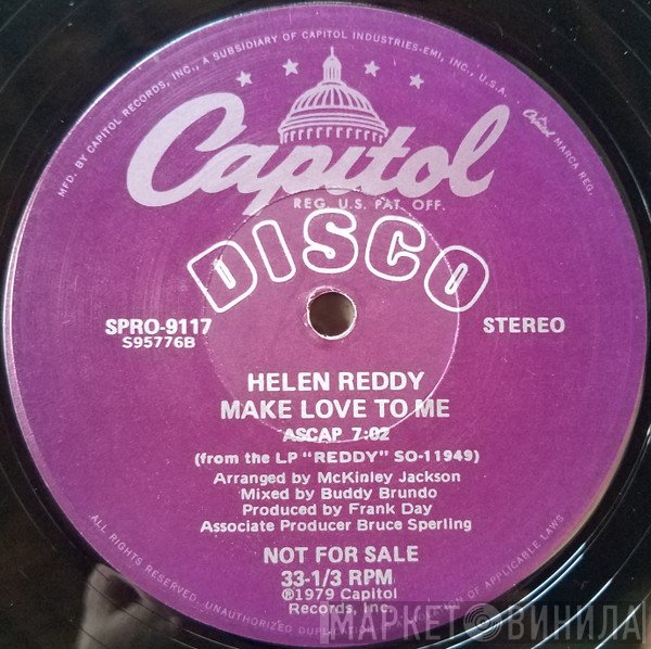 Helen Reddy  - Make Love To Me