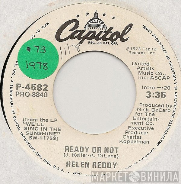 Helen Reddy  - Ready Or Not