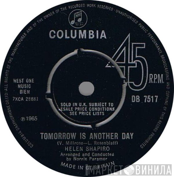 Helen Shapiro - Tomorrow Is Another Day
