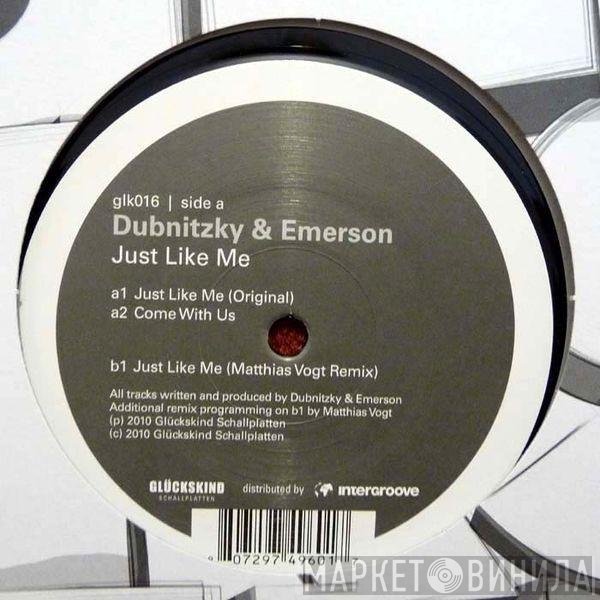 Helmut Dubnitzky & DJ Emerson  - Just Like Me