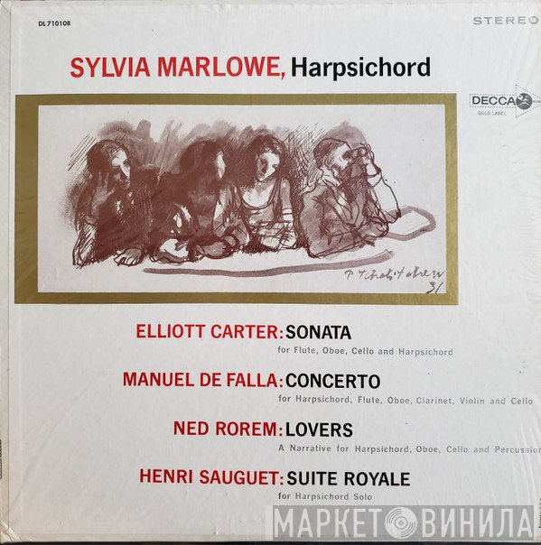 Henri Sauguet, Manuel De Falla, Elliott Carter, Ned Rorem, Sylvia Marlowe - Sonata / Concerto / Lovers / Suite Royale