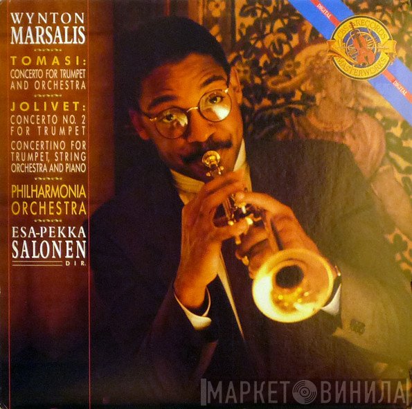 Henri Tomasi, André Jolivet, Wynton Marsalis, Philharmonia Orchestra, Esa-Pekka Salonen - Concerto For Trumpet And Orchestra / Concerto No. 2 For Trumpet – Concertino For Trumpet, String Orchestra And Piano