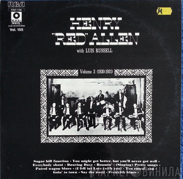 Henry "Red" Allen, Luis Russell - Volume 3 (1930-1931)