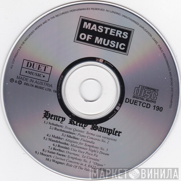  - Henry Kelly Sampler