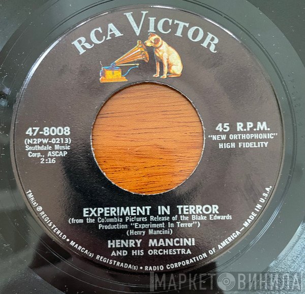 Henry Mancini And His Orchestra  - Experiment In Terror
