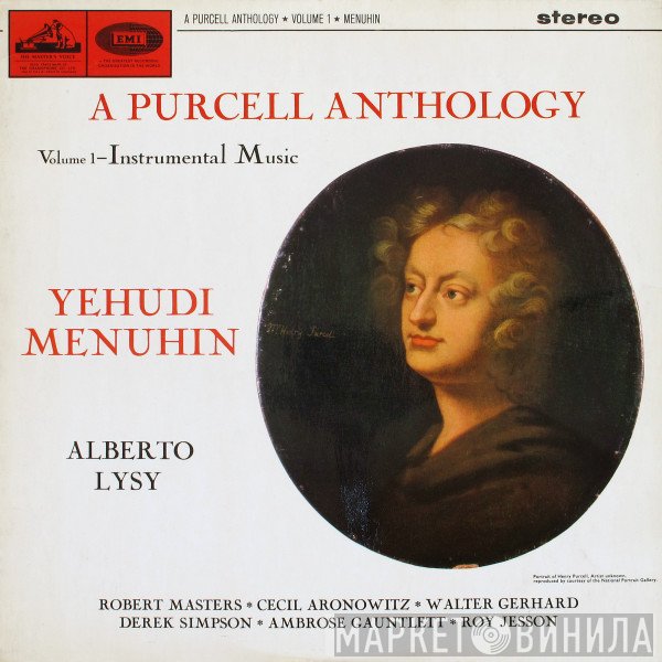Henry Purcell, Yehudi Menuhin, Alberto Lysy - A Purcell Anthology Volume 1