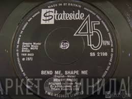 Henry Shed - Bend Me, Shape Me / Save The Last Dance For Me