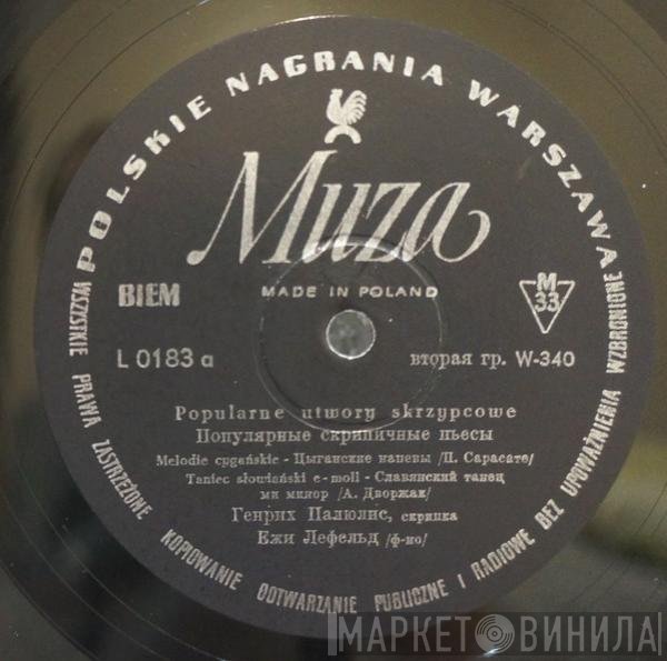 Henryk Palulis, Jerzy Lefeld - Popularne Utwory Skrzypcowe = Популярные Скрипичные Пьесы