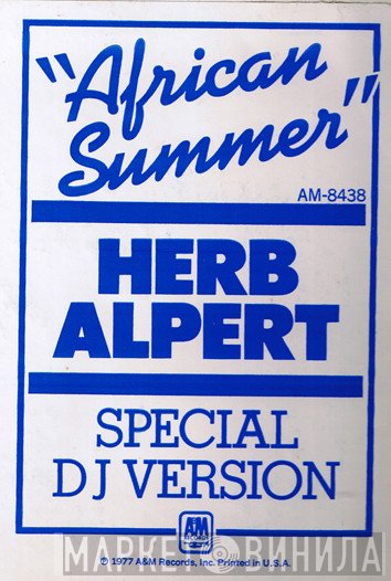 Herb Alpert  - African Summer