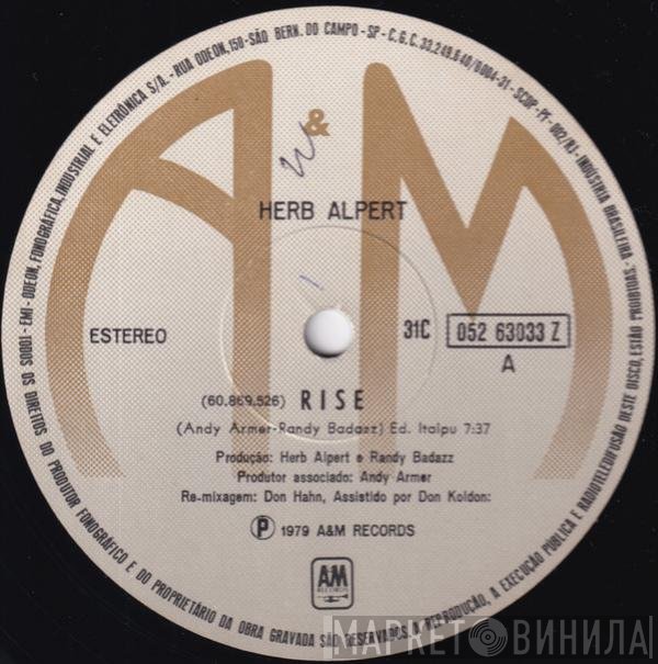 Herb Alpert  - Rise