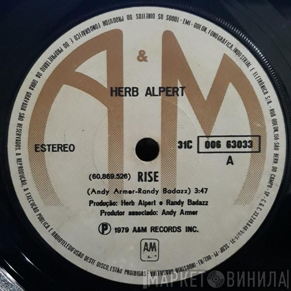 Herb Alpert  - Rise