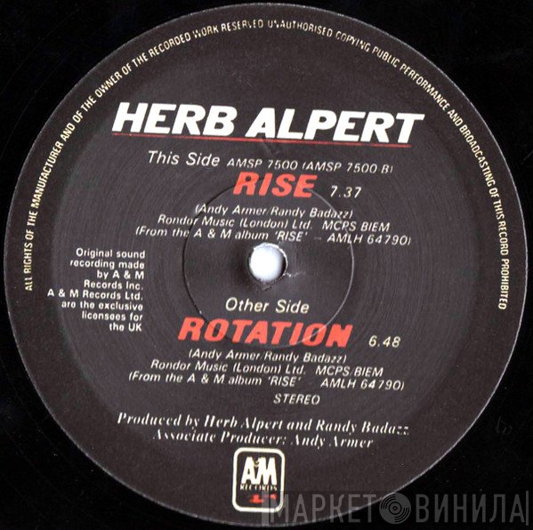 Herb Alpert  - Rotation