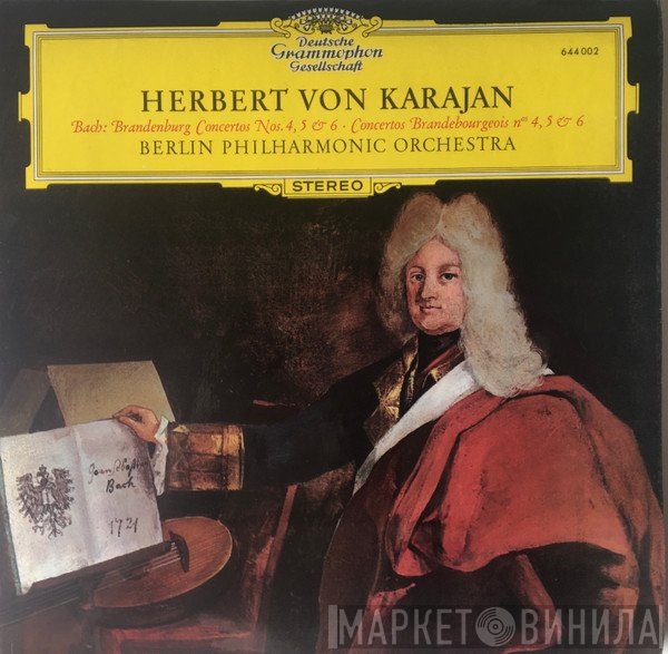 Herbert von Karajan, Johann Sebastian Bach, Berliner Philharmoniker - Brandenburg Concertos Nos. 4, 5 & 6
