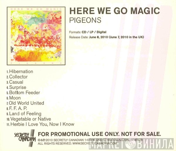 Here We Go Magic - Pigeons