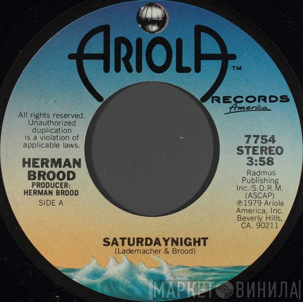 Herman Brood - Saturdaynight