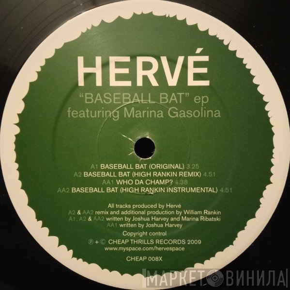 Hervé, Marina Gasolina - Baseball Bat EP
