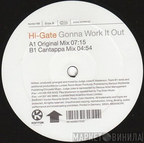 Hi-Gate - Gonna Work It Out