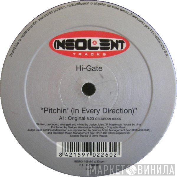 Hi-Gate  - Pitchin' (In Every Direction)