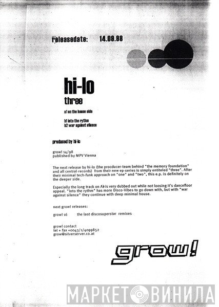 Hi-Lo  - Three