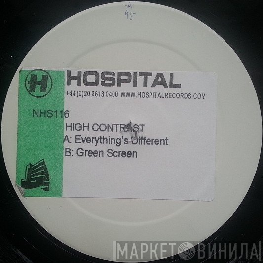 High Contrast - Everything's Different / Green Screen