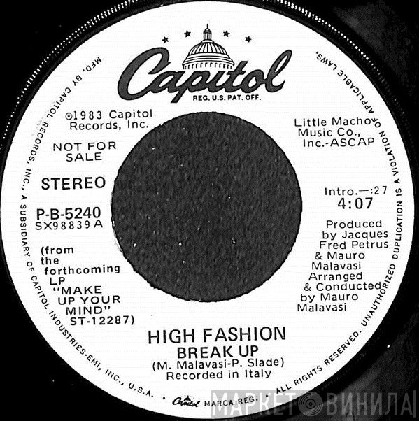 High Fashion  - Break Up