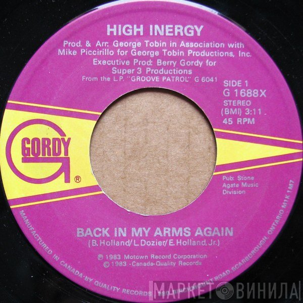 High Inergy  - Back In My Arms Again