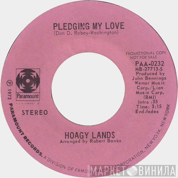 Hoagy Lands - Pledging My Love