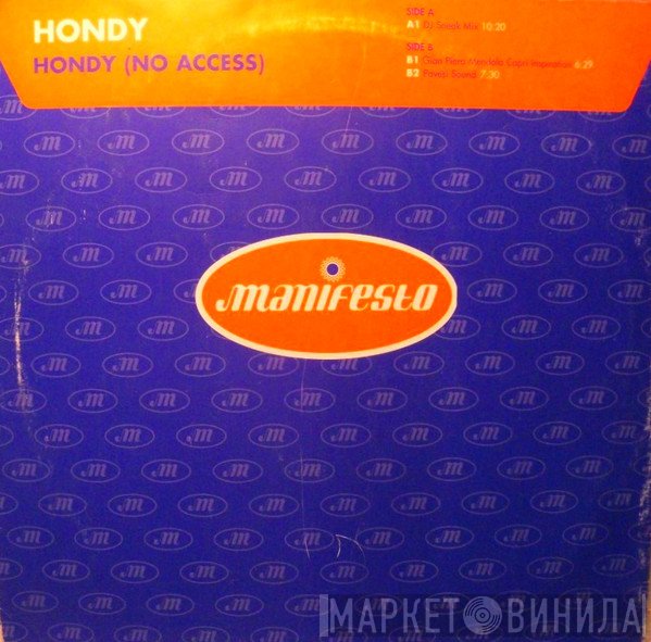 Hondy - Hondy (No Access)