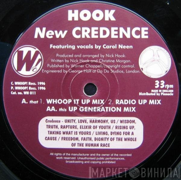 Hook , Carol Neen - New Credence
