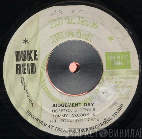 Hopeton Lewis, Dennis Alcapone, Earl "Wire" Lindo - Judgement Day / Version Day